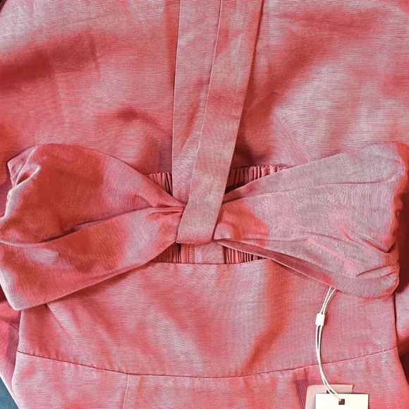 KEEPSAKE Rouge Pink Raquel Halter Cutout Bandeau Dress, S | US 4 | UK 8 | AU 8 - Picture 11 of 13